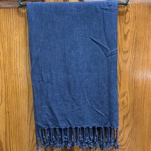 Restoration Hardware Linen Tasseled Throw